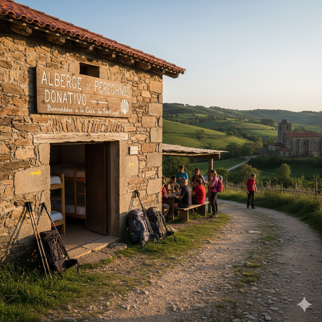 Spain: Pilgrim Hostel on Camino
