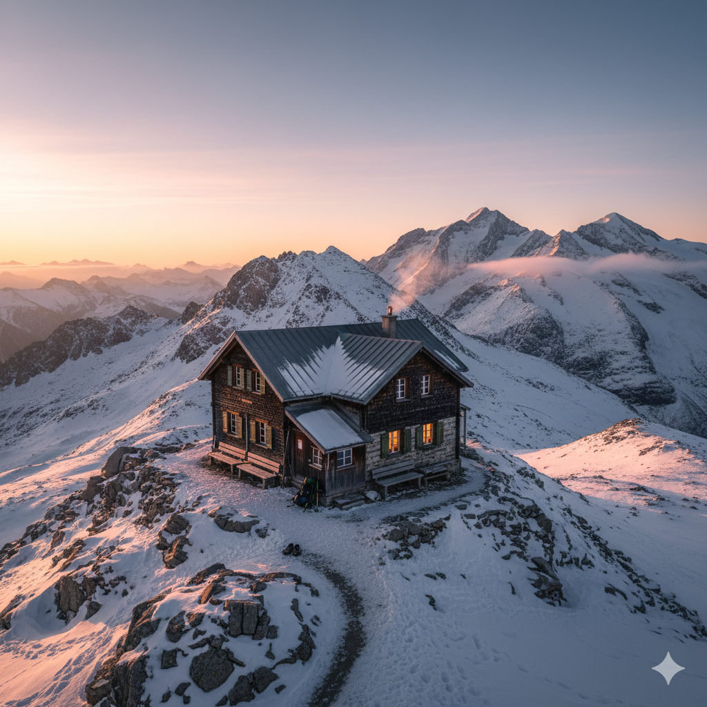 Switzerland: Alpine Mountain Hut